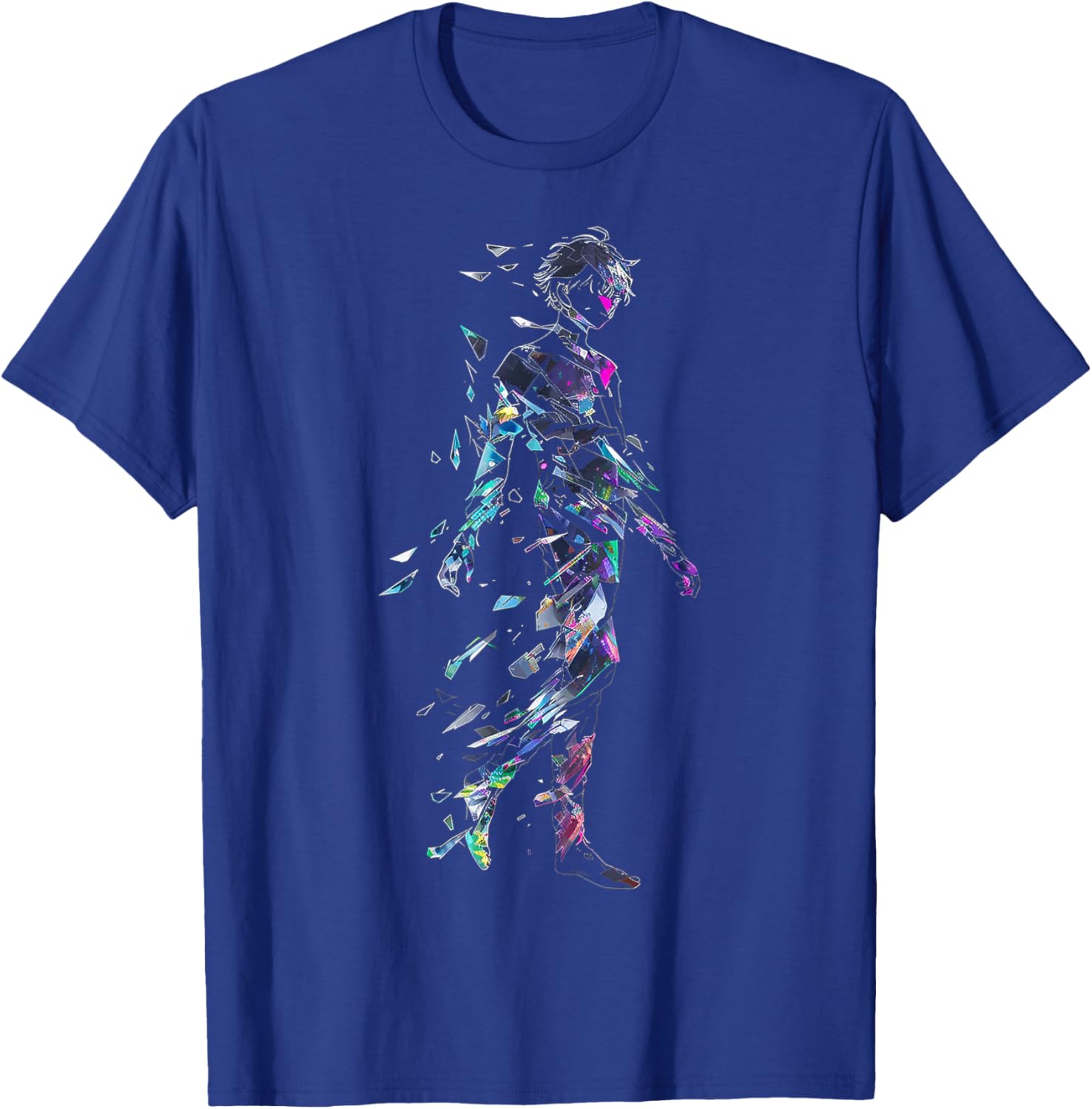 Anime Manga Motif Abstract Art Anime T-Shirt - T-Shirt | Royal