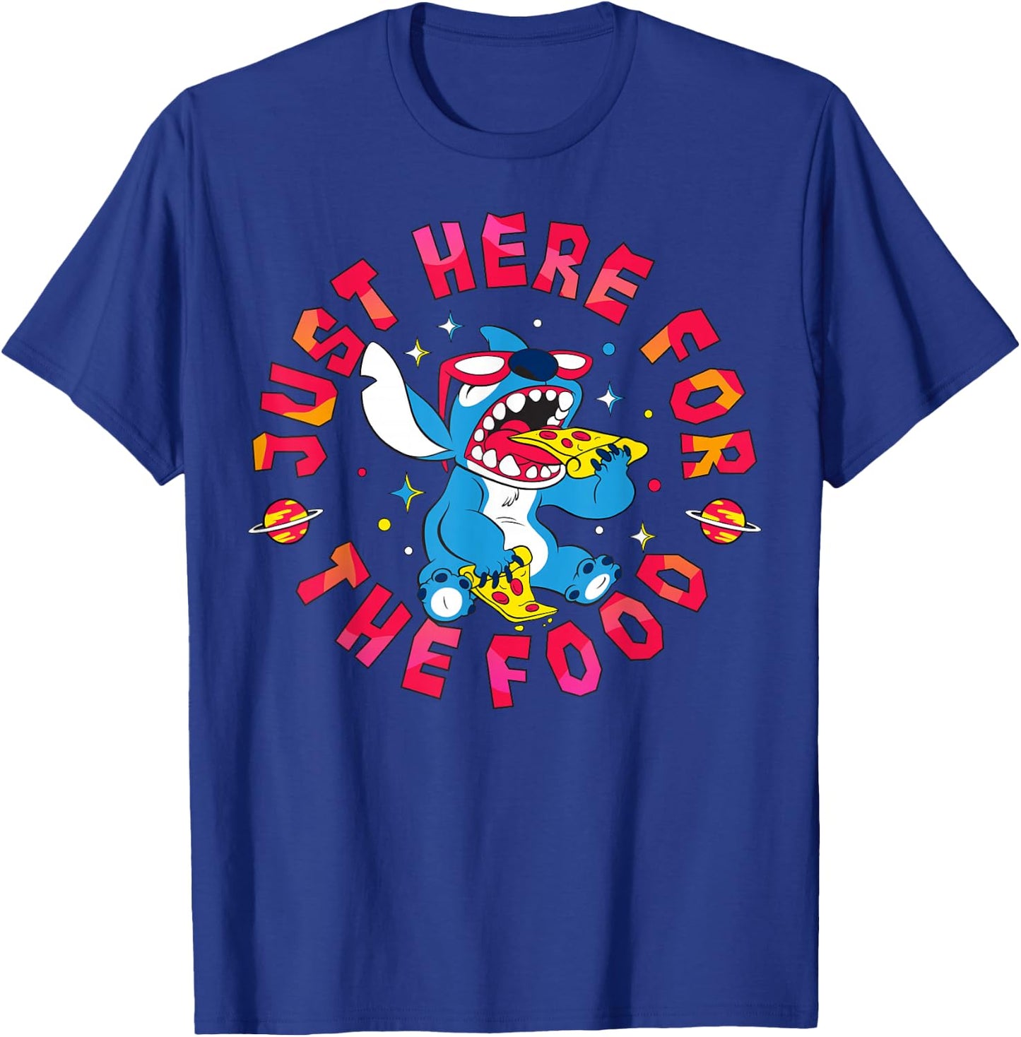 Disney Lilo & Stitch Just Here for The Food T-Shirt - T-Shirt | Royal