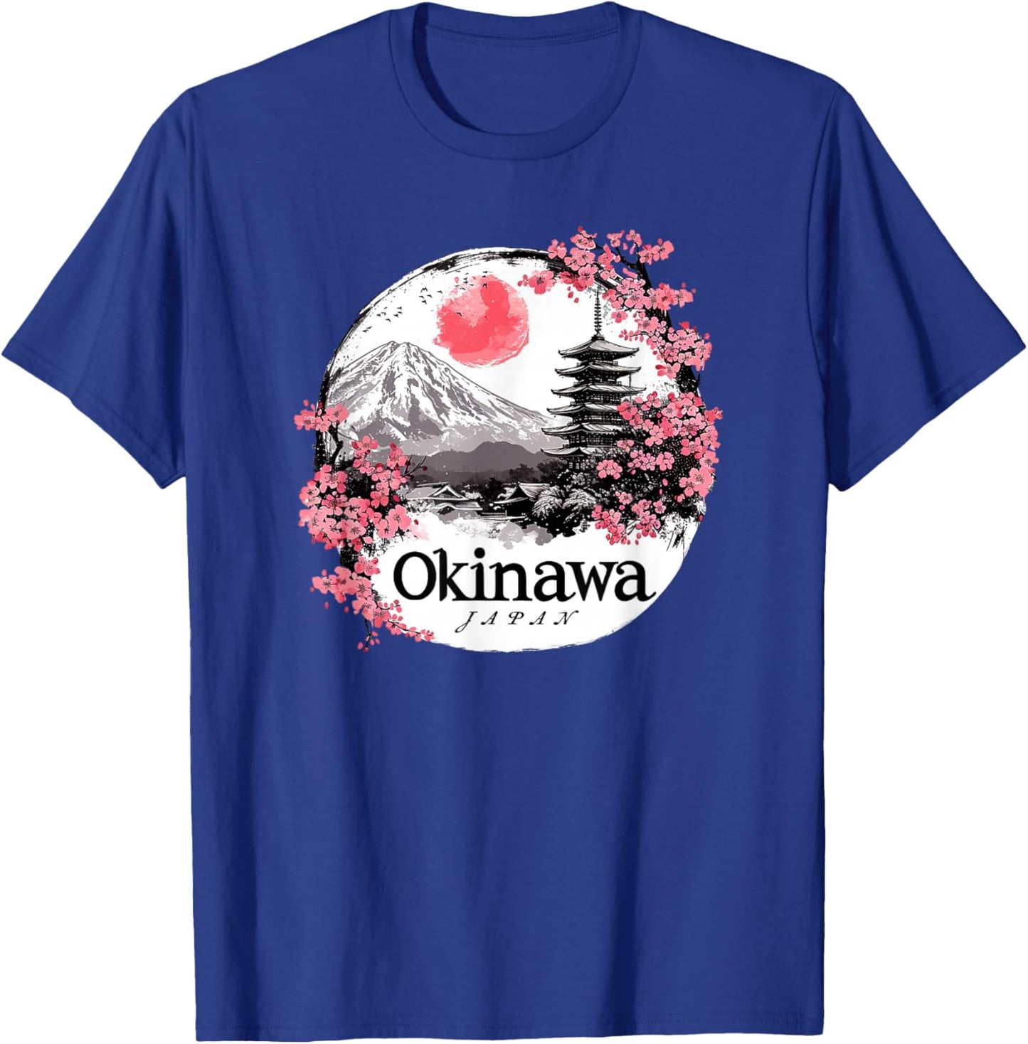 Okinawa Prefecture Blossom Vista Gift Japan T-Shirt - T-Shirt | Royal