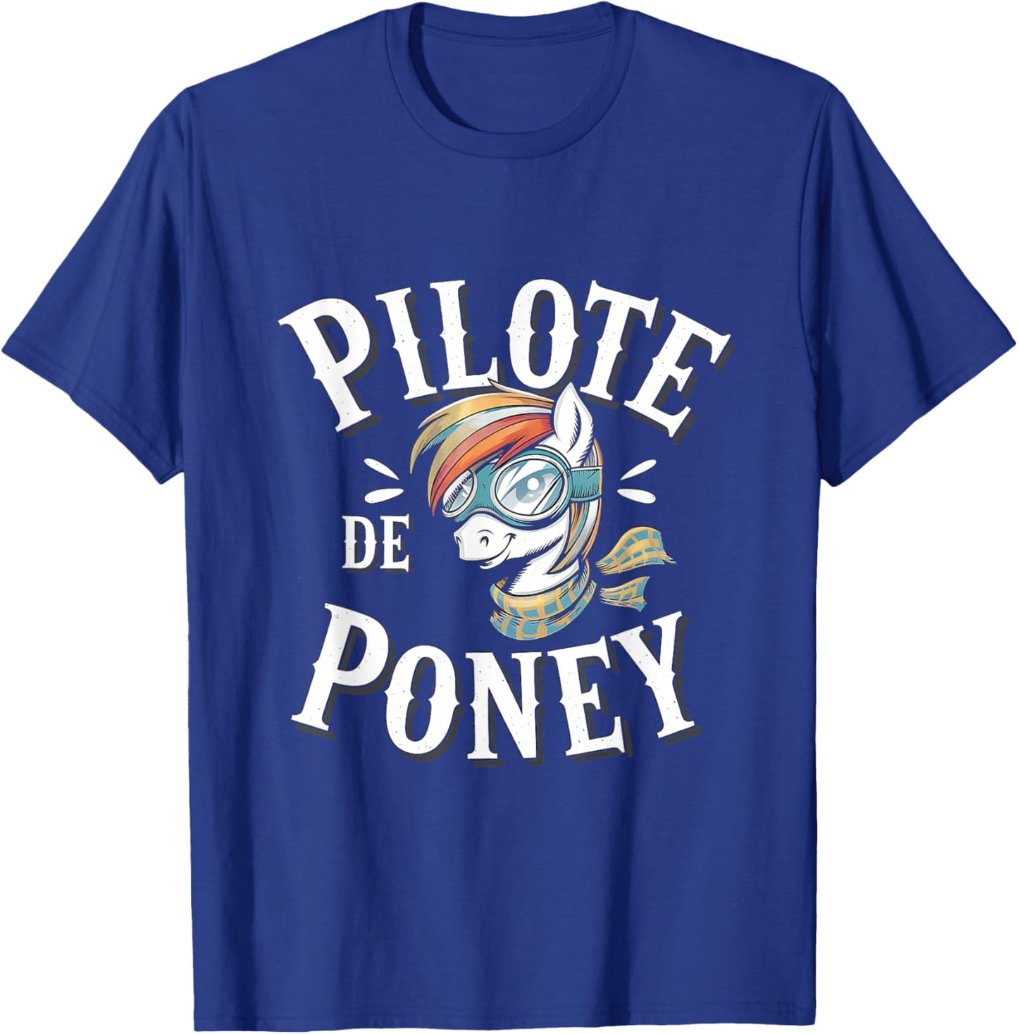 Pony Fan Rider Man Woman Child Original Funny T-Shirt - T-Shirt | Royal