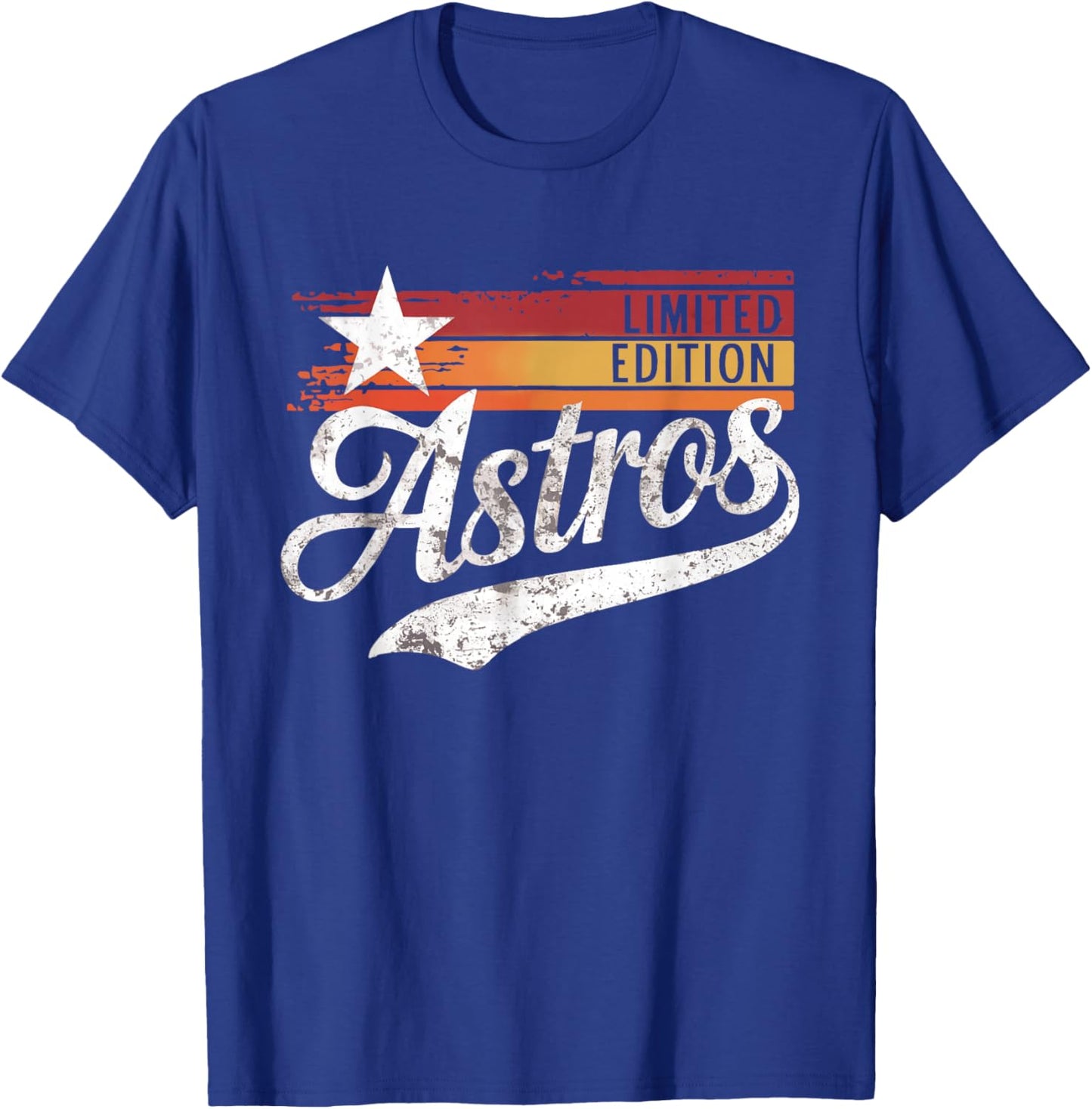 Retro Astros Name Vintage Style 70s 80s T-Shirt - T-Shirt | Royal