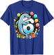 Kids Dolphin Theme sixth Bday Party 6th Dolphin Birthday T-Shirt - T-Shirt | Royal