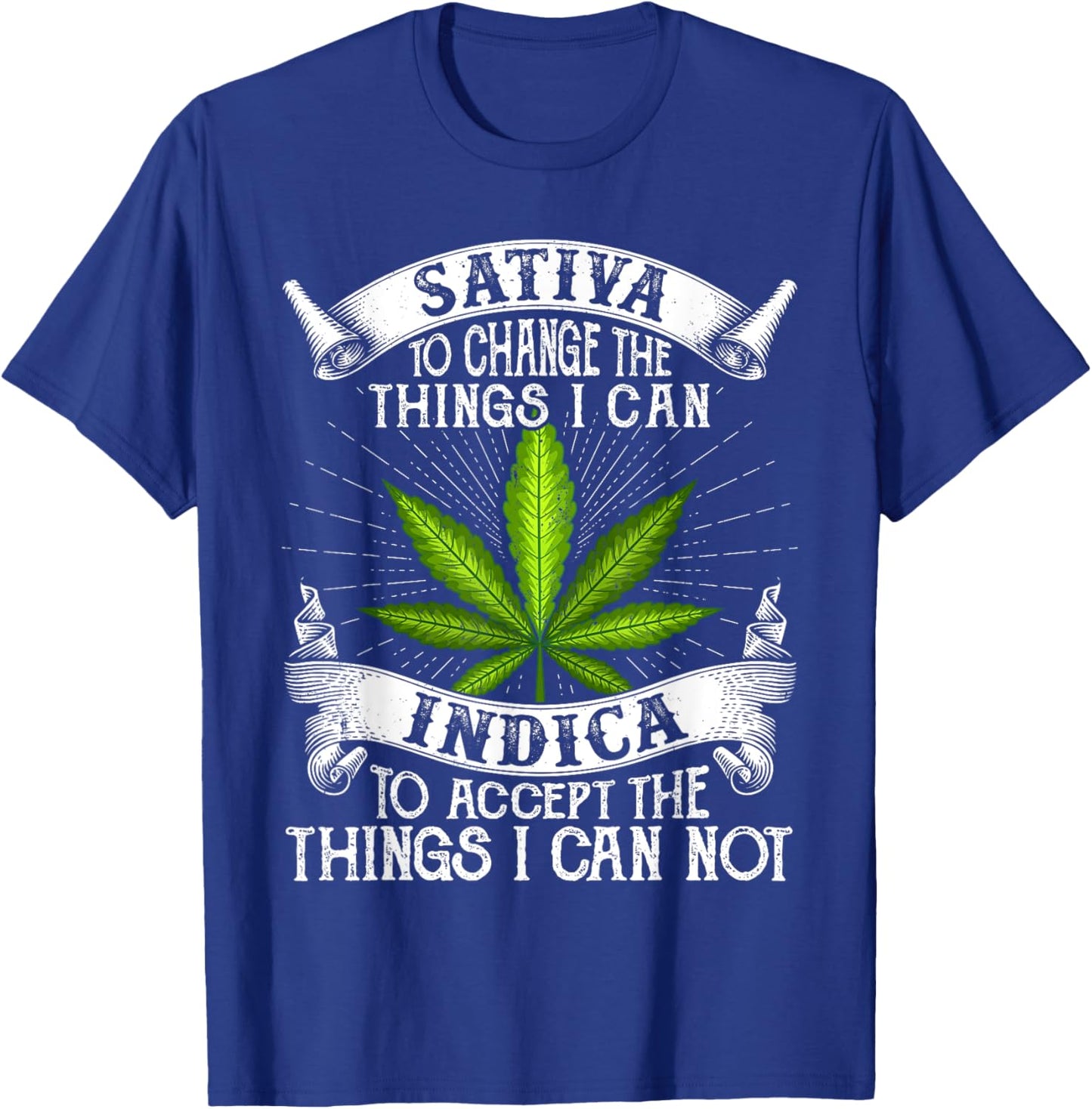 World's Dopest Mom Weed Leaf 420 Funny Mother's Day T-Shirt - T-Shirt | Royal