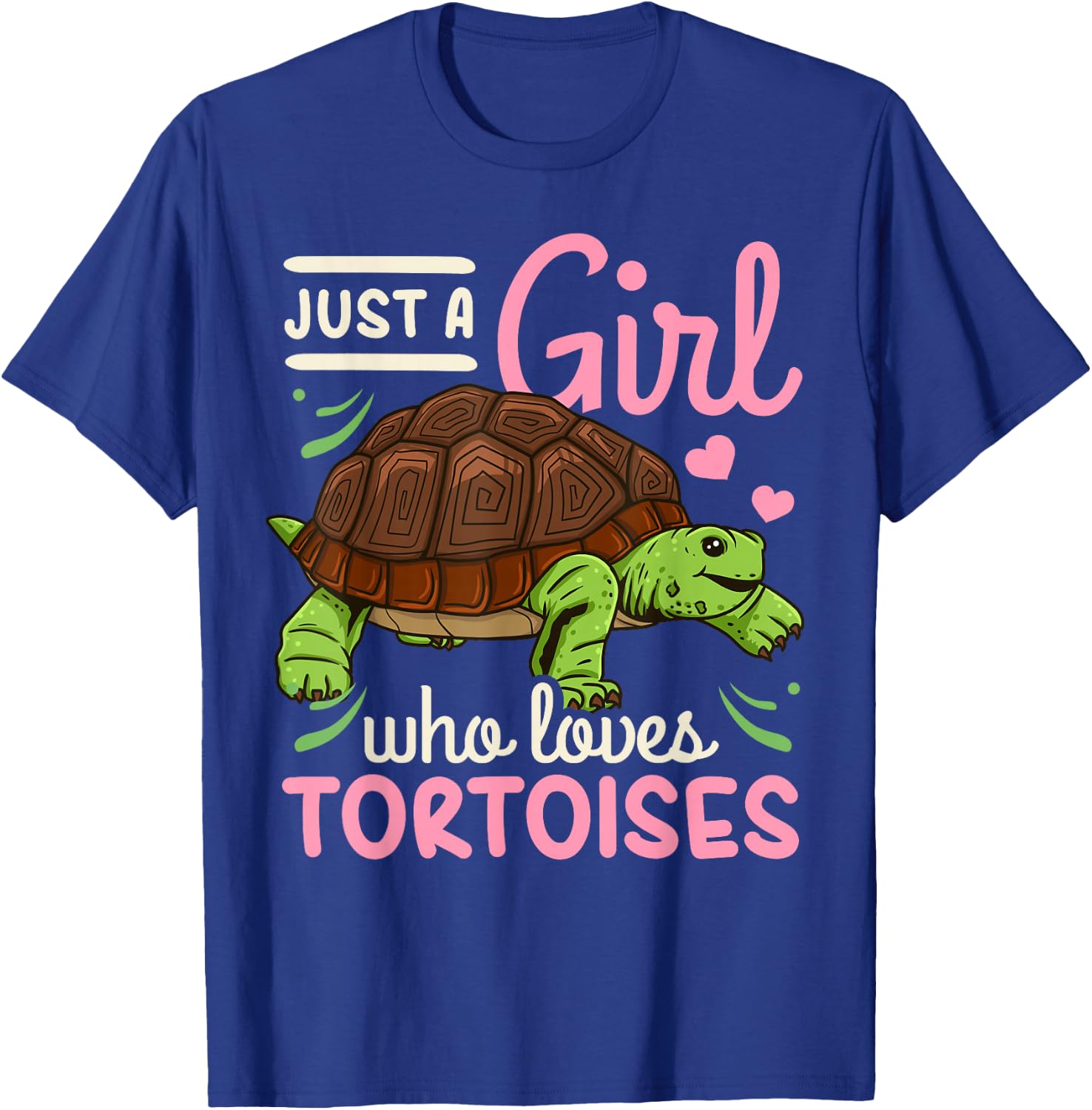 Tortoise Just A Girl Who Loves Tortoises T-Shirt - T-Shirt | Royal