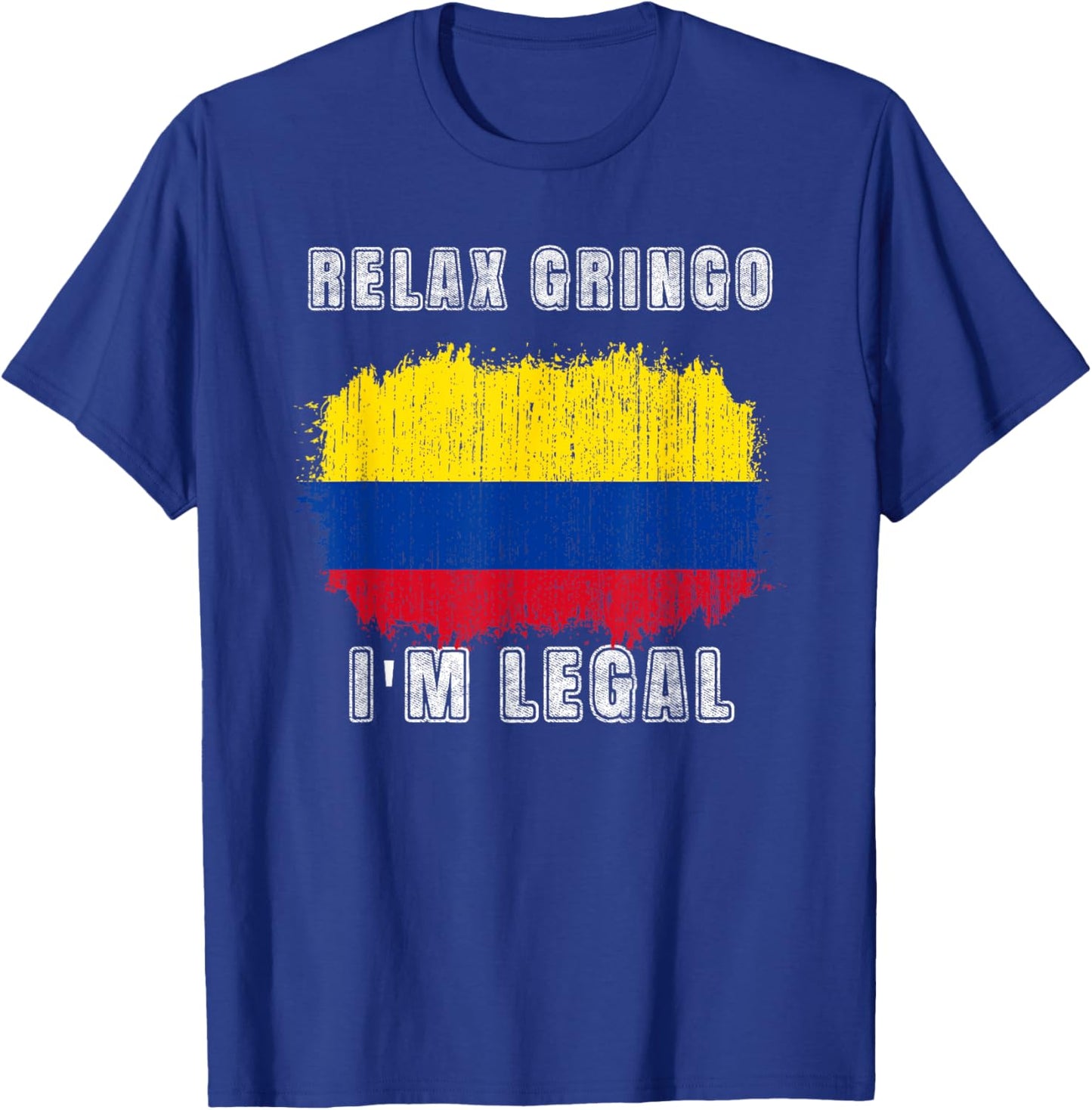 Colombiana Colombia Flag Funny Colombian Girl Women T-Shirt - T-Shirt | Royal