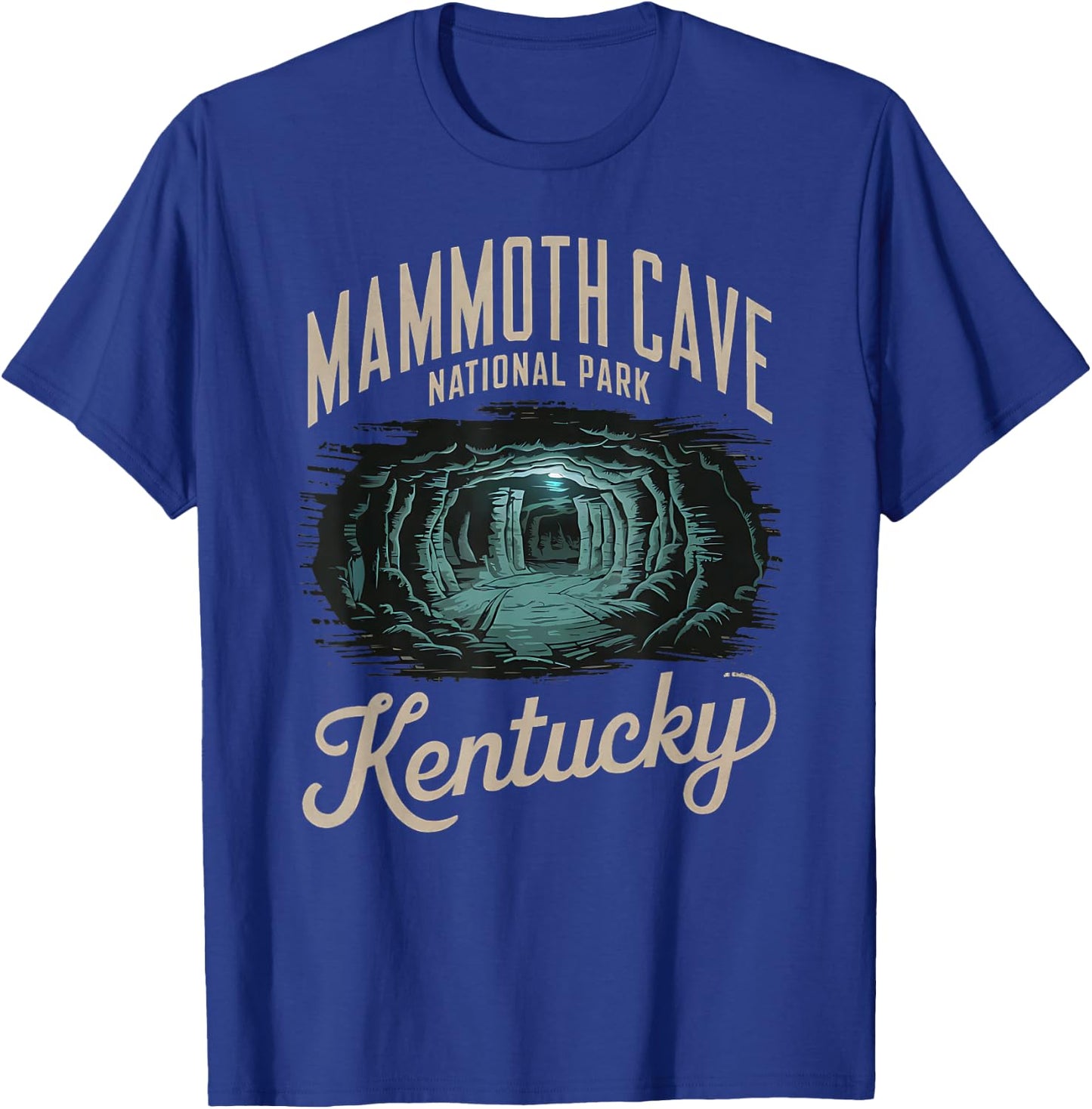 Explore Magnificent Mammoth Cave National Park Kentucky T-Shirt - T-Shirt | Royal