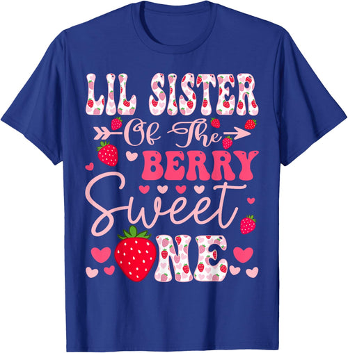Lil Sister Of The Berry Sweet One Strawberry 1St Birthday