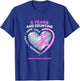 5 Year Breast Cancer Survivor Shirt 5 Years Cancer Free T-Shirt - T-Shirt | Royal