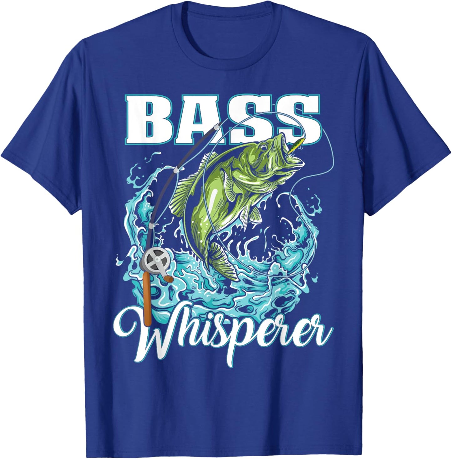 Patriotic anglers American Bass Pro whisperer fisherman T-Shirt - T-Shirt | Royal
