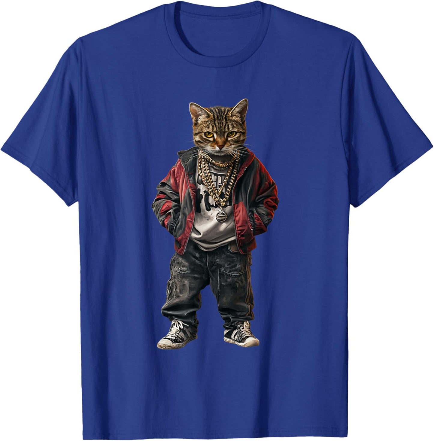 Thug Gangster Life Cat For Hip Hop Fans Meme and Cat lovers T-Shirt - T-Shirt | Royal