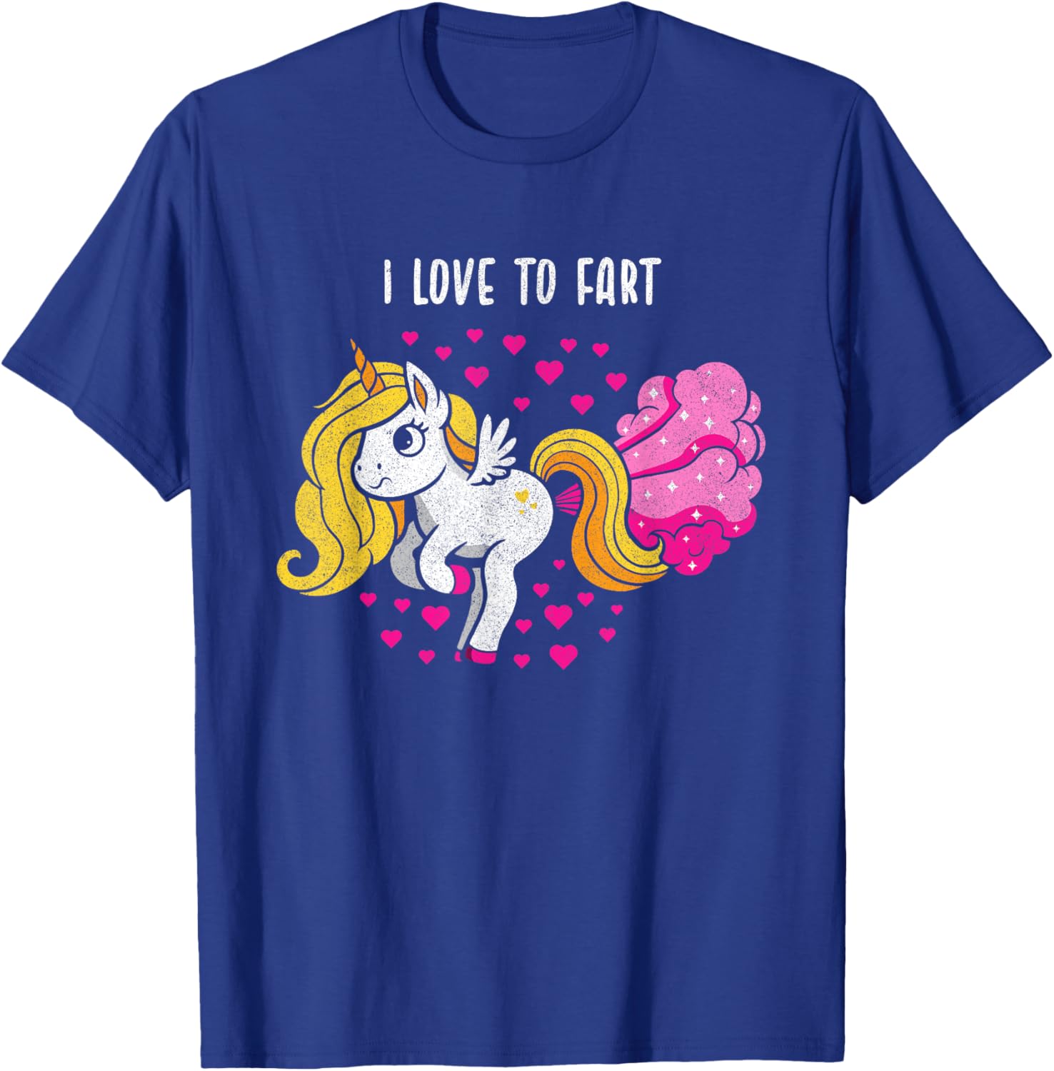 I Love to Fart a Unicorn Love Fart T-Shirt - T-Shirt | Royal