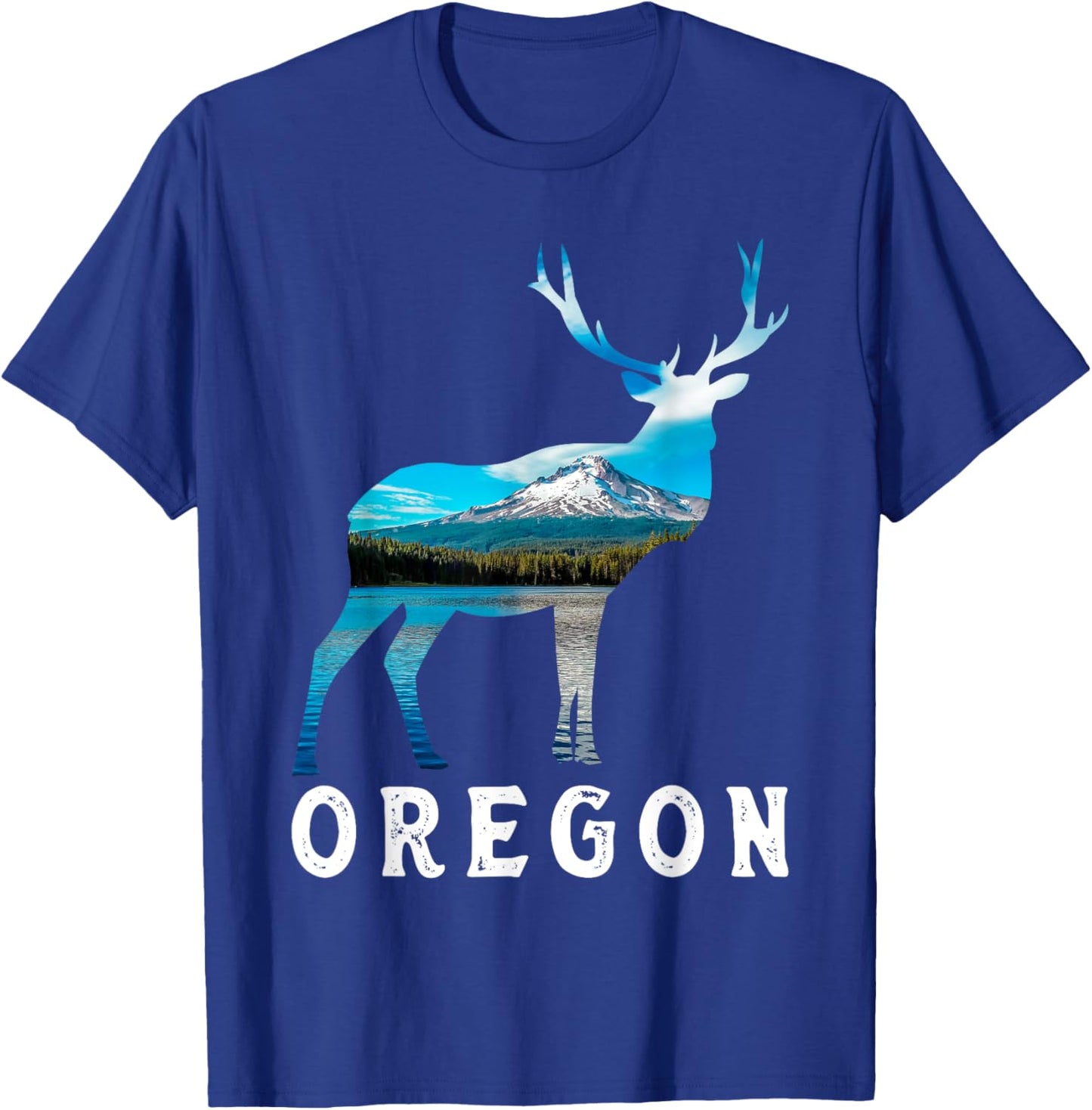 Oregon Lover, Oregon Pride, Visiting Oregon Tourist, Oregon T-Shirt - T-Shirt | Royal