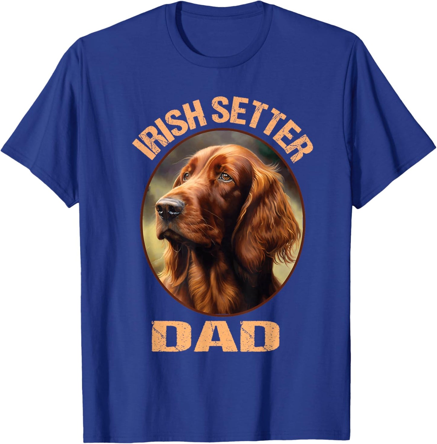 Irish Setter Gundog Dad Dog Father's Day T-Shirt - T-Shirt | Royal