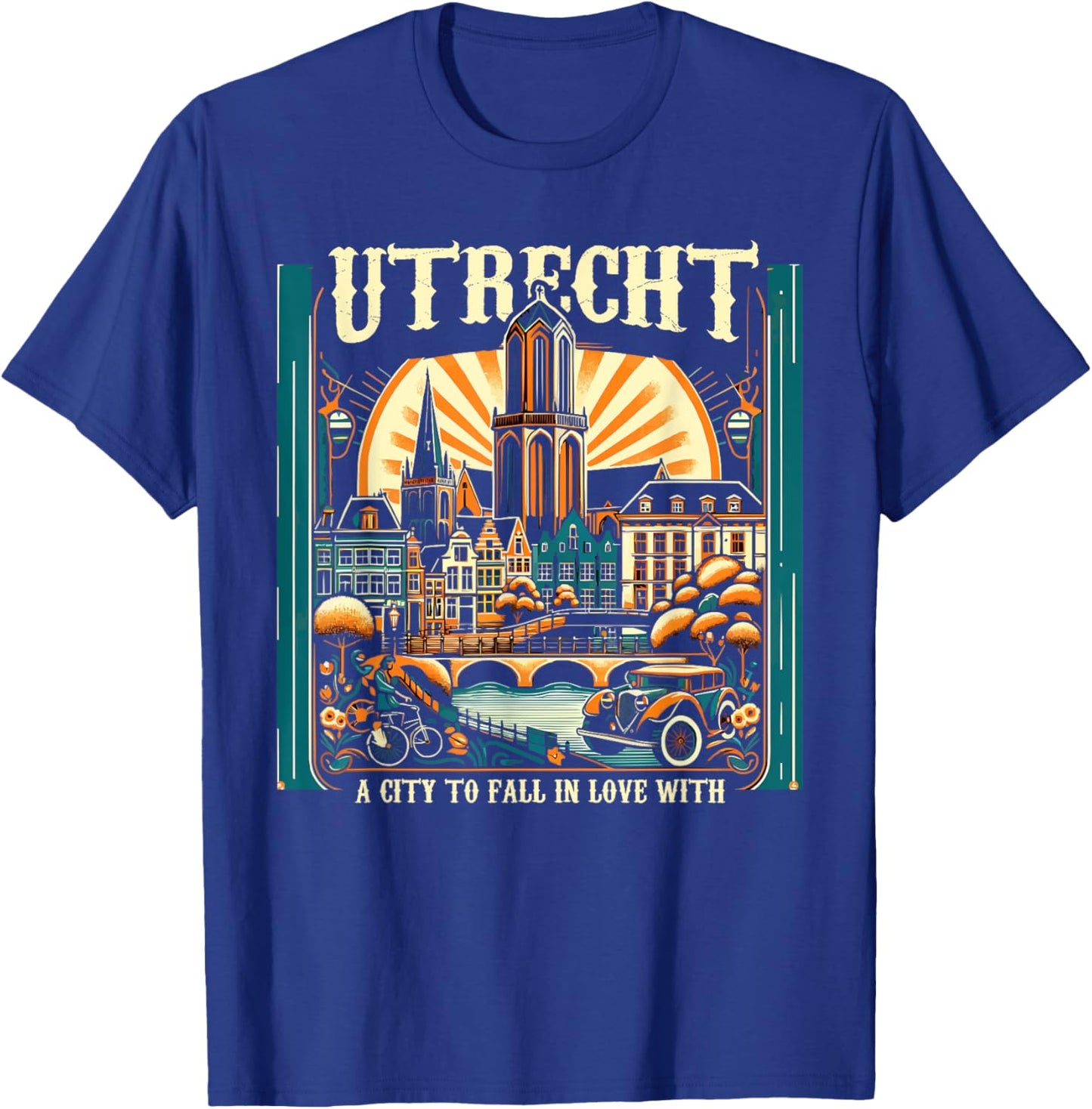 Utrecht Netherlands Travel Vacation I Love Utrecht T-Shirt - T-Shirt | Royal
