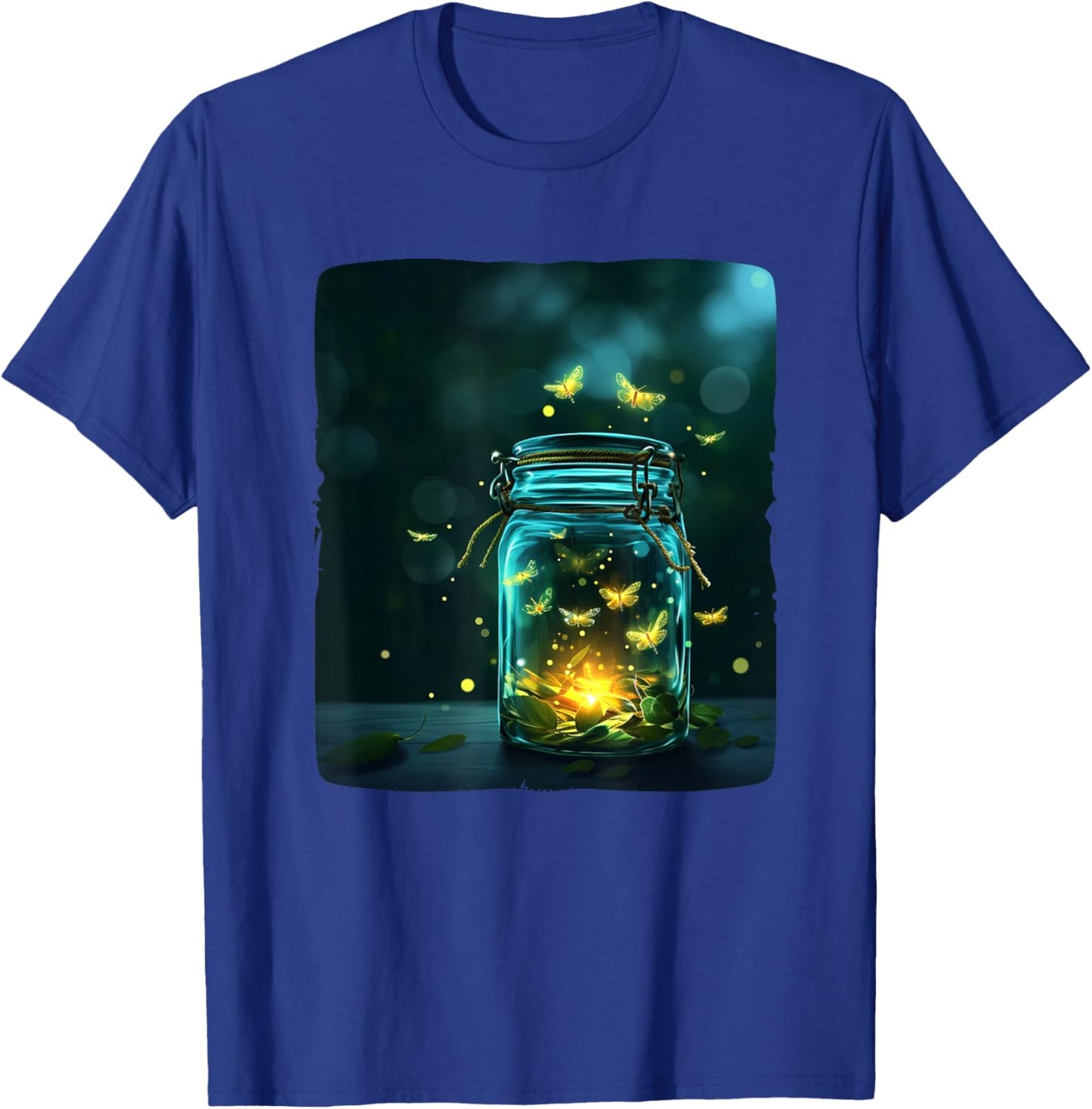 Cool insects in a Jar for fireflies lovers in summer nights T-Shirt - T-Shirt | Royal