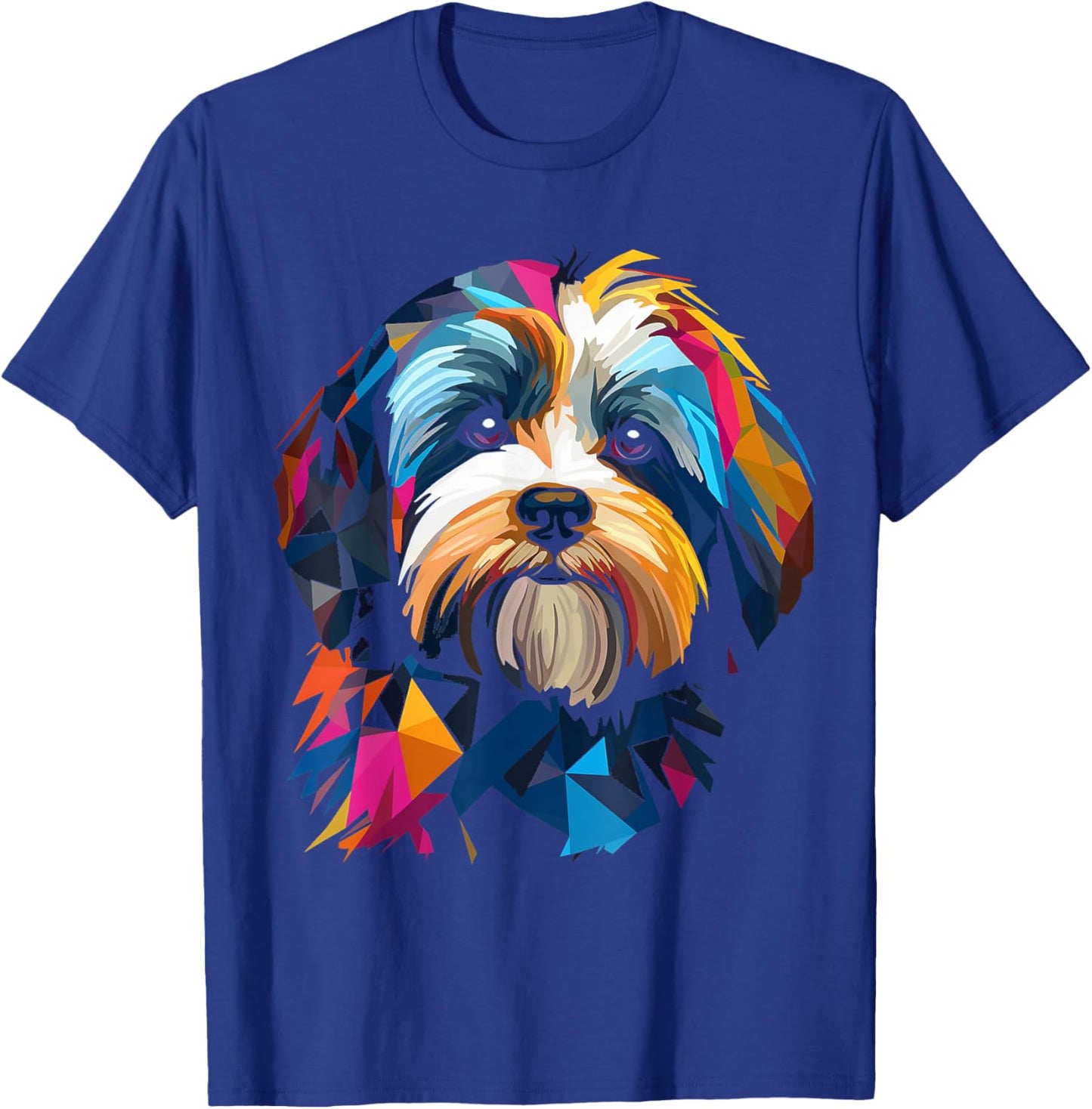 Havaneser Geometrisches Geschenk T-Shirt - T-Shirt | Royal