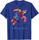 South Padre Island TX Sea Turtle Vintage Texas Retro Diving T-Shirt - T-Shirt | Royal