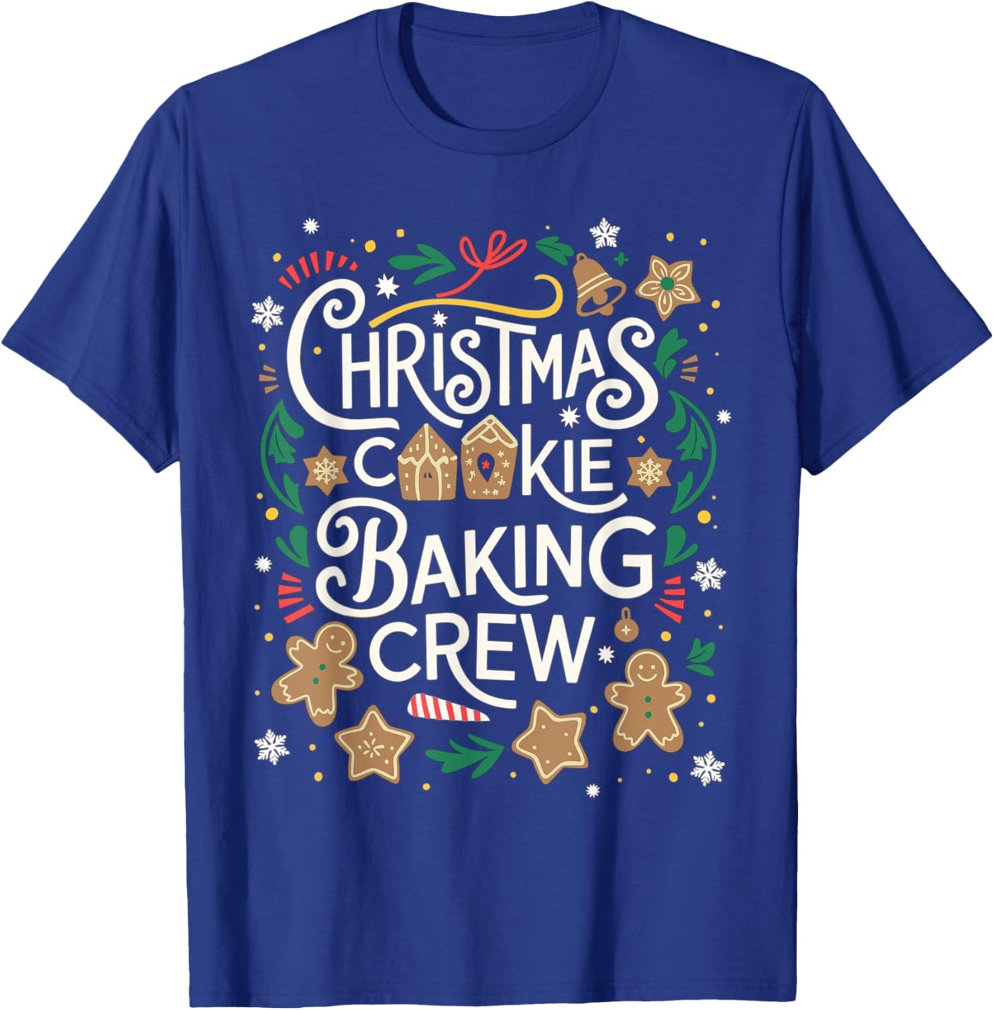 Christmas Cookie Baking Crew Family Christmas X-Mas T-Shirt - T-Shirt | Royal