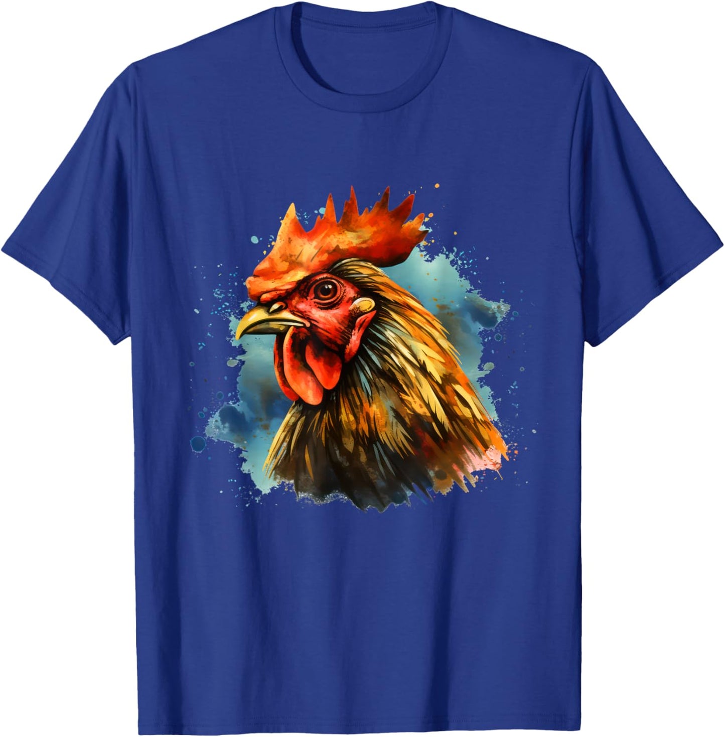Vintage Rooster Chicken T-Shirt - T-Shirt | Royal