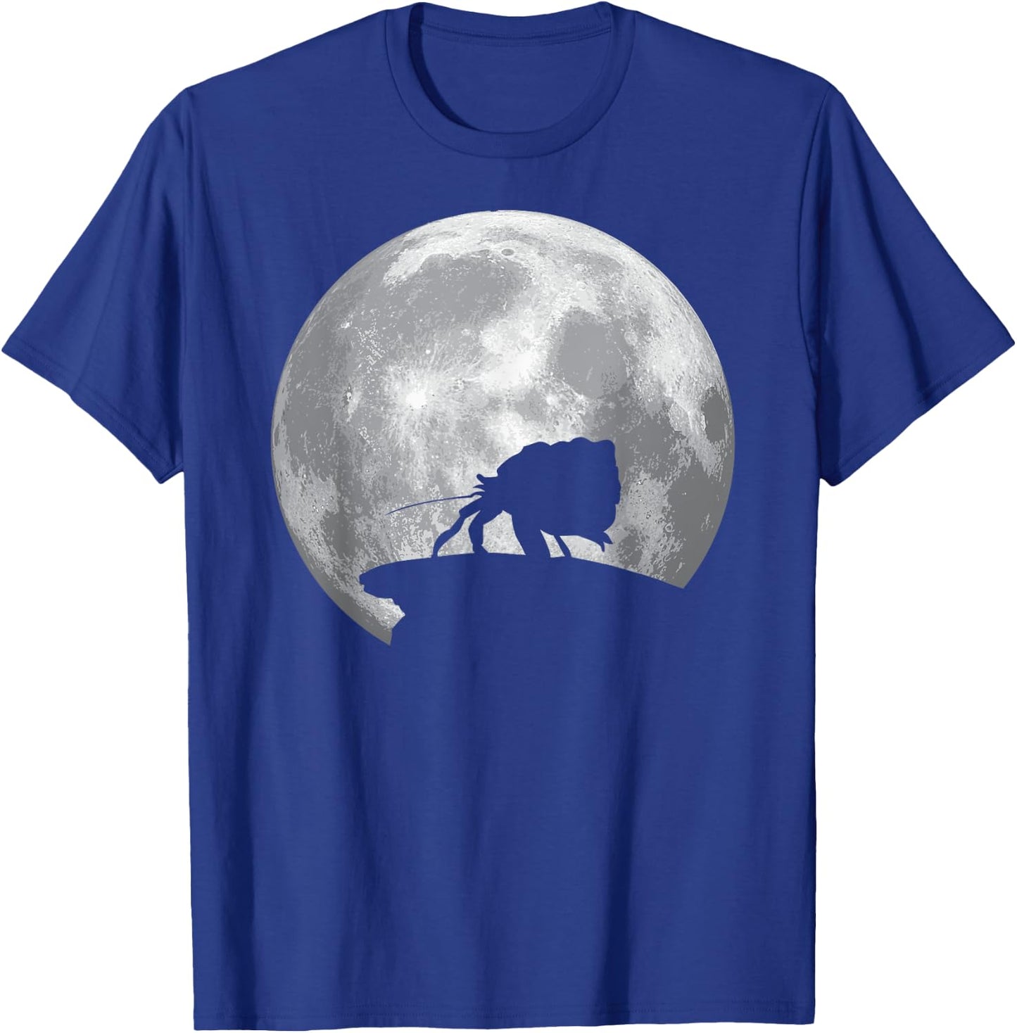 HERMIT CRAB And Moon Vintage Halloween Costume T-Shirt - T-Shirt | Royal