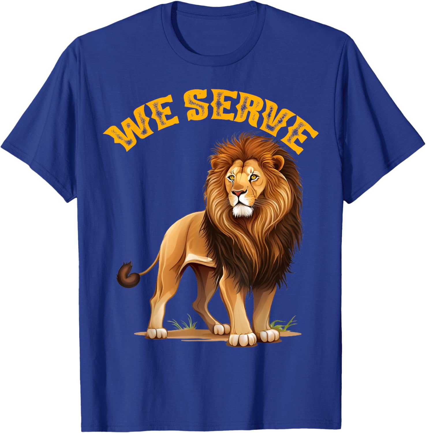 Lions Club member We Serve gift T-Shirt - T-Shirt | Royal