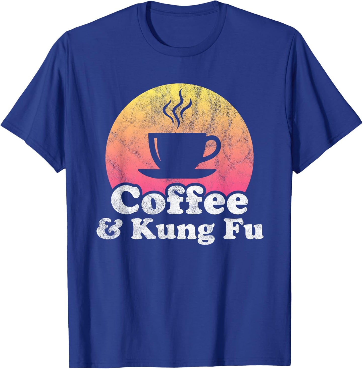 Coffee and Kung Fu T-Shirt - T-Shirt | Royal