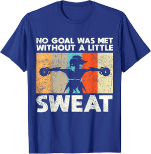 Women Workout Gym Saying Motivational Fitness Lover Gift T-Shirt - T-Shirt | Royal