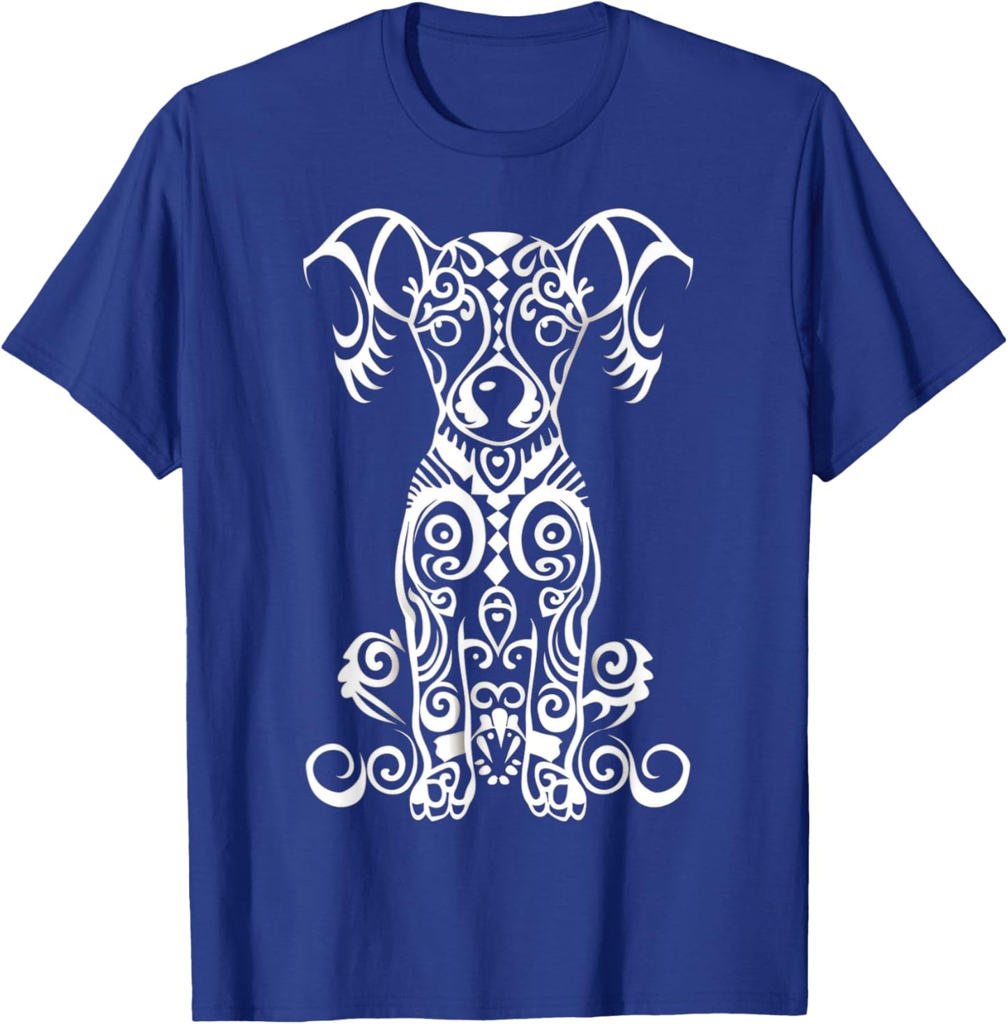 Chiweenie Tribal Vintage Retro Graphic T-Shirt - T-Shirt | Royal