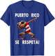 Puerto Rico Se Respeta Coqui Dab PR Flag Boricua T-Shirt - T-Shirt | Royal