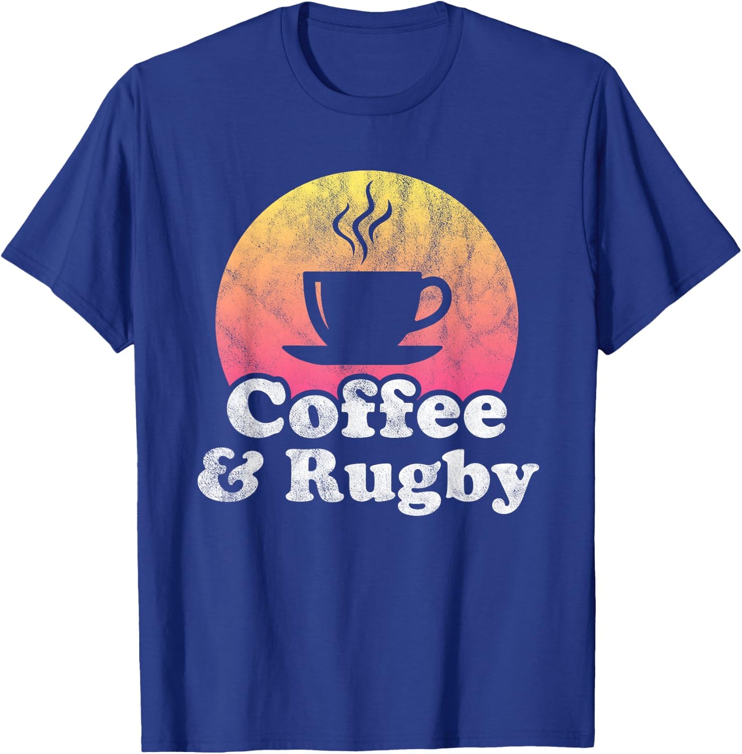 Coffee and Rugby T-Shirt - T-Shirt | Royal