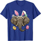 Easter Bunny Elephant Shirt Egg Hunt Animal Elephant Lover T-Shirt - T-Shirt | Royal