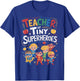Teacher Of Tiny Superheroes Elementary Teacher Appreciation T-Shirt - T-Shirt | Royal