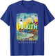 Duluth Minnesota MN Lakeside Tranquility SD221 T-Shirt - T-Shirt | Royal