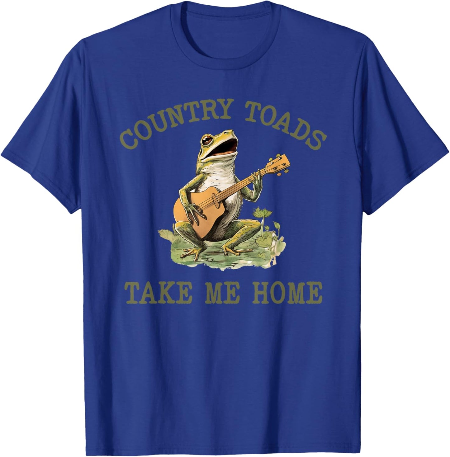 Funny Country Toads Take Me Home Vintage T-Shirt - T-Shirt | Royal