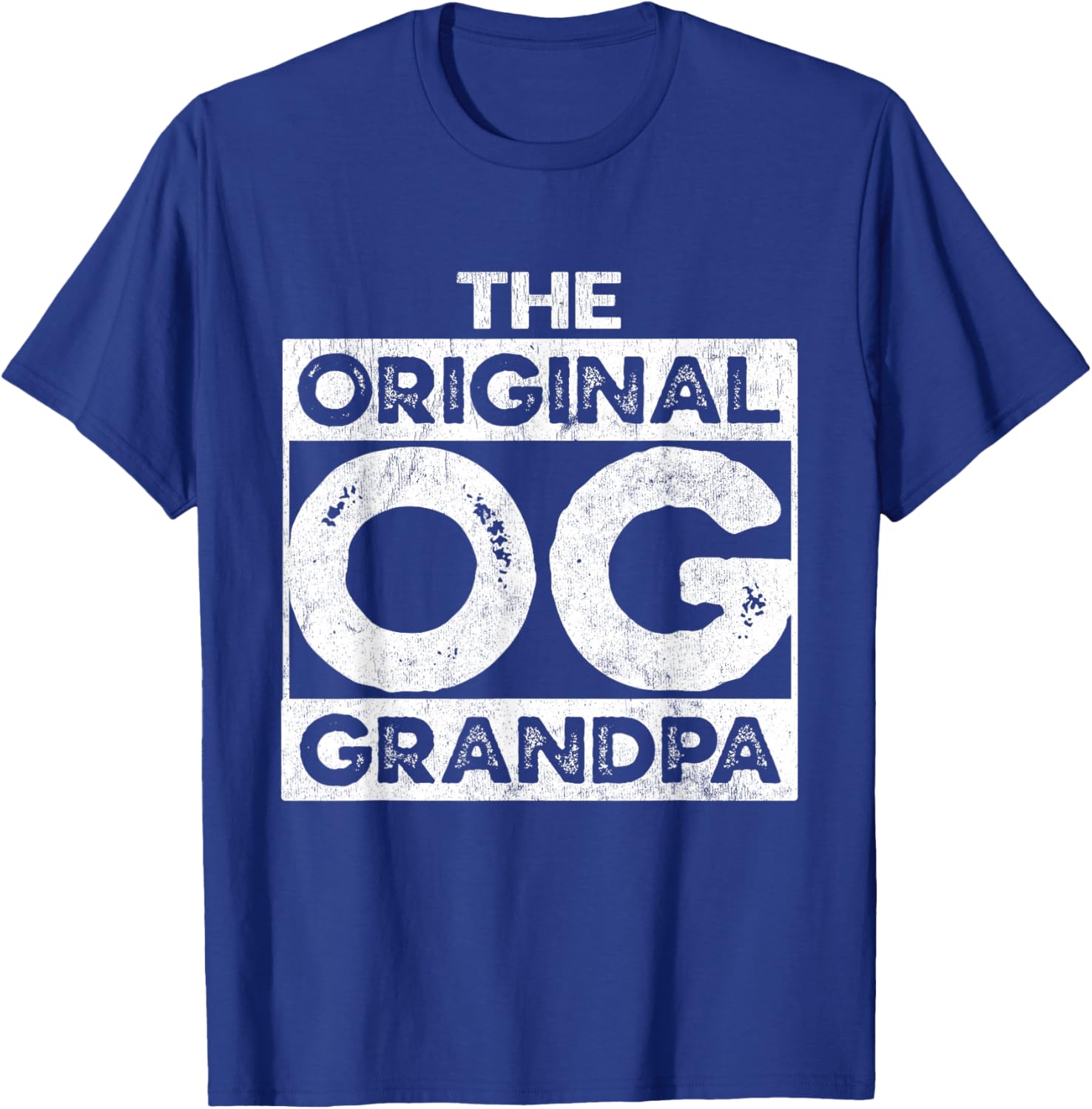 The OG Original Grandpa Funny Birthday Grandad Urban T-Shirt - T-Shirt | Royal