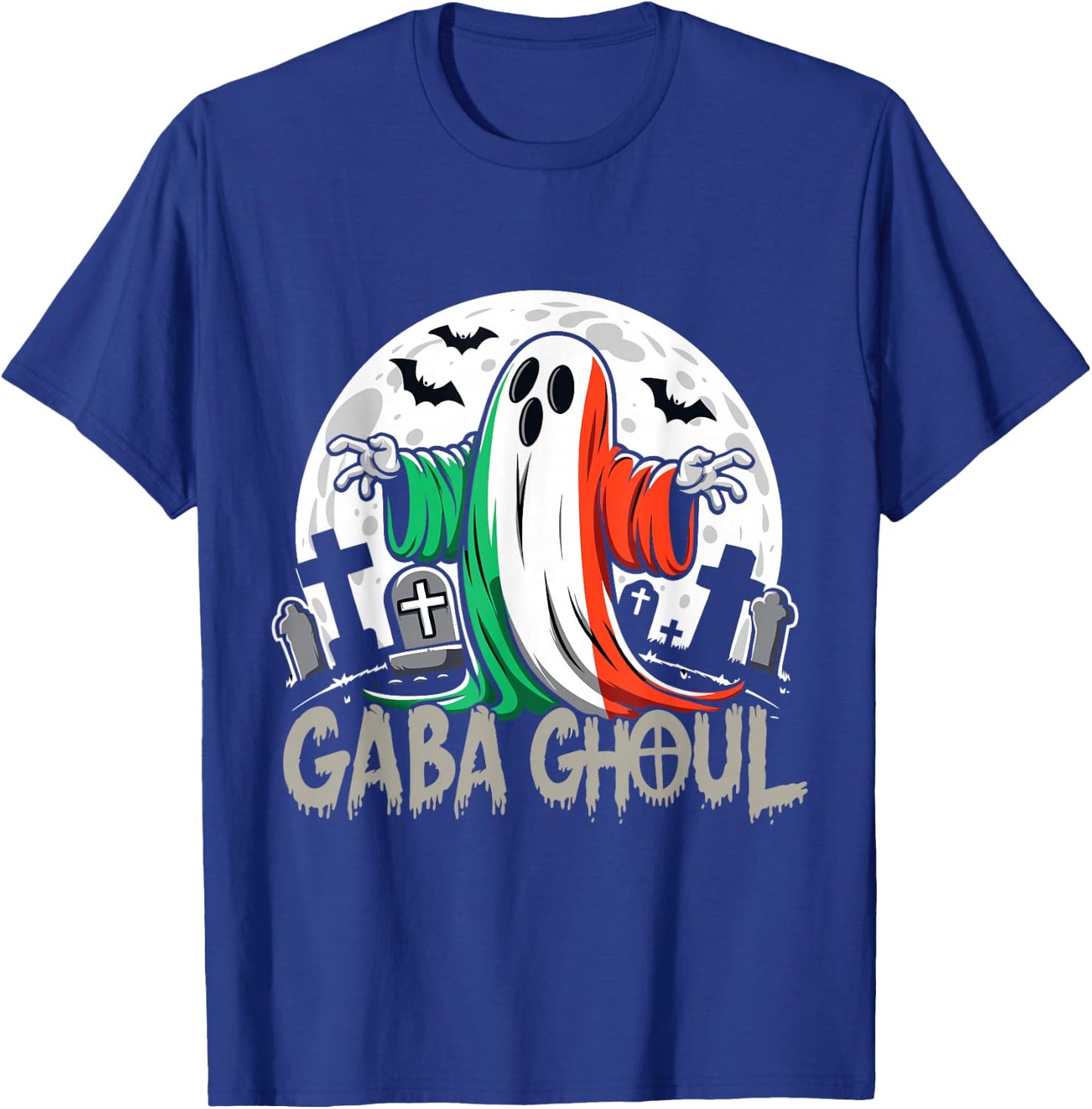 Funny Gaba Ghoul Italian Ghost Graveyard Full moon Gabagool T-Shirt - T-Shirt | Royal
