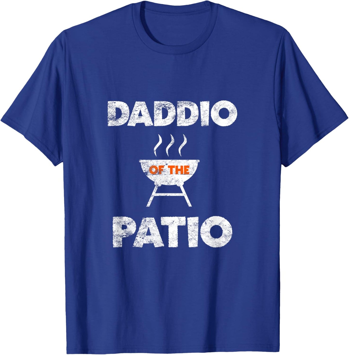 Daddio Of The Patio Grill Daddy BBQ Grilling July 4th Gift T-Shirt - T-Shirt | Royal