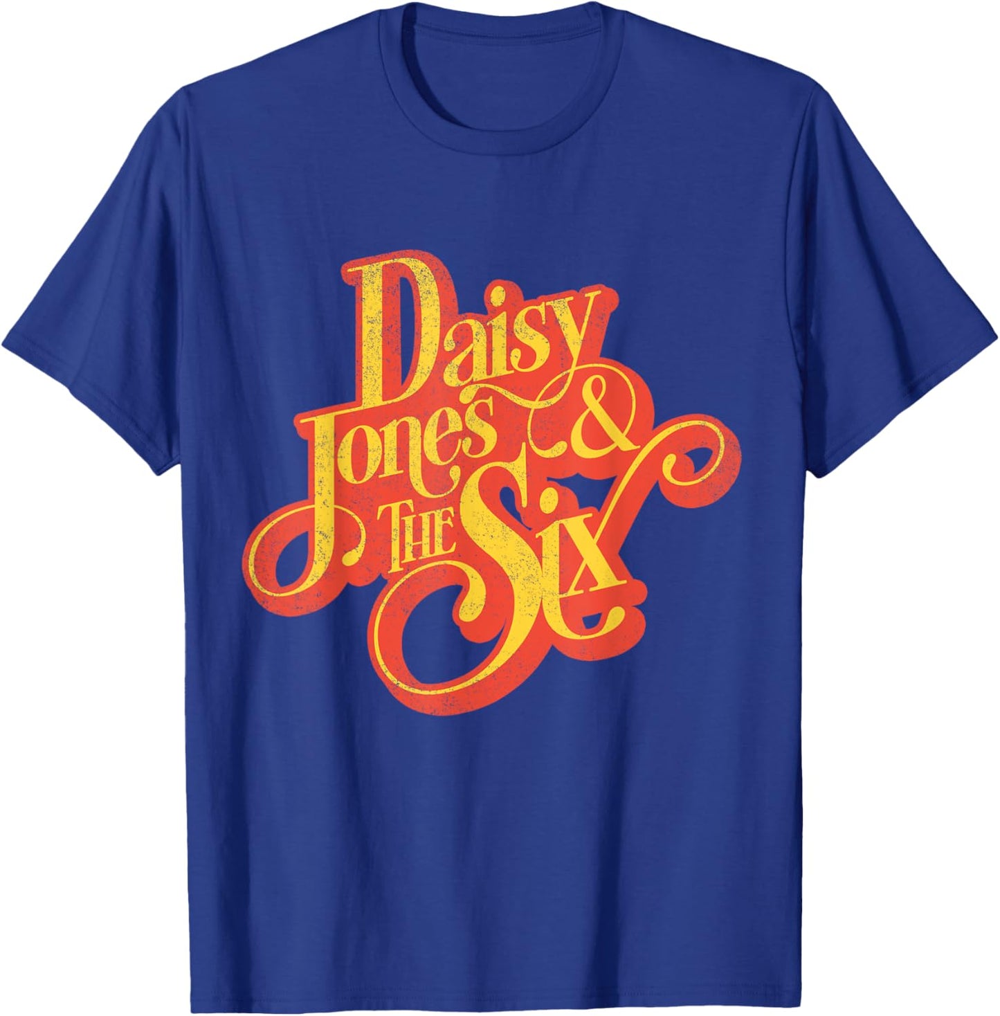 Daisy Jones & the Six - Vintage Yellow Logo T-Shirt - T-Shirt | Royal
