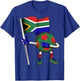 South Africa Soccer Jersey Africa Flag Football Dab Funny T-Shirt - T-Shirt | Royal