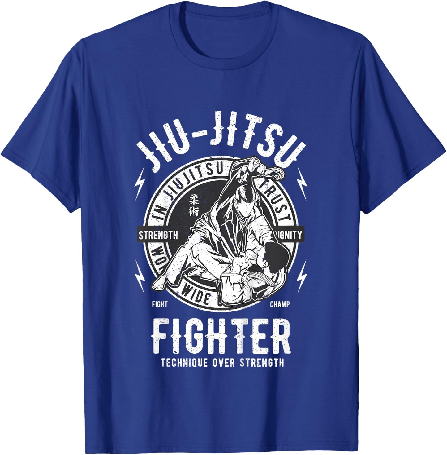 JIU Jitsu BJJ Kids Boy Girl Youth Children Boys T-Shirt - T-Shirt | Royal
