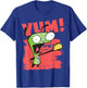 Invader Zim Gir With A Taco Poster T-Shirt - T-Shirt | Royal