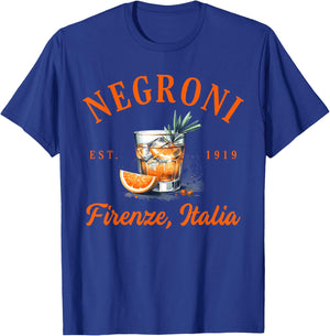 Negroni Lover Firenze Italia Italian Travel Florence Italy T-Shirt - T-Shirt | Royal