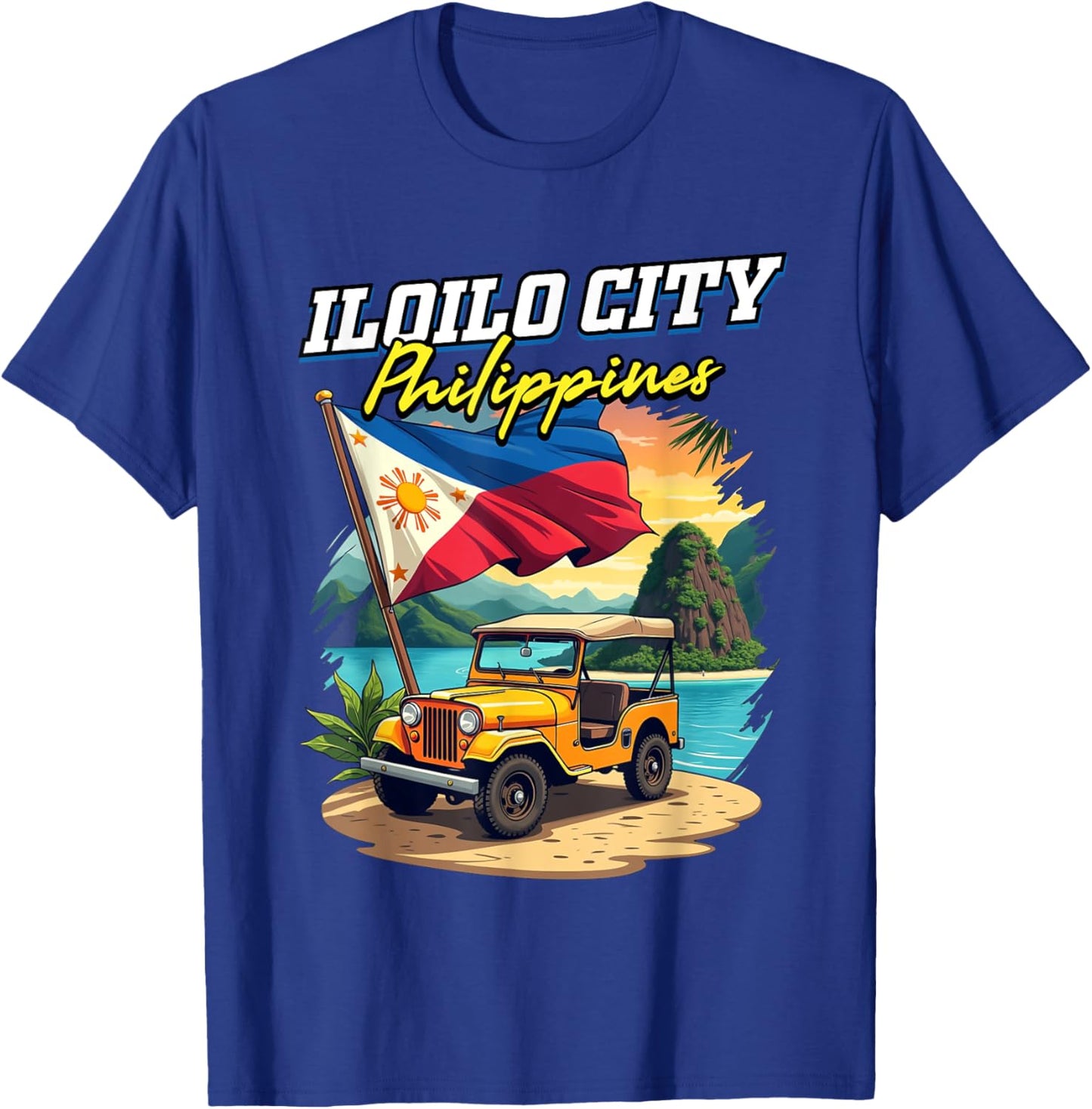 Iloilo City Philippines Travel Vacation Filipino Souvenir T-Shirt - T-Shirt | Royal