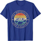 The Mountains Are Calling Graphic Vintage Wild Bear T-Shirt - T-Shirt | Royal