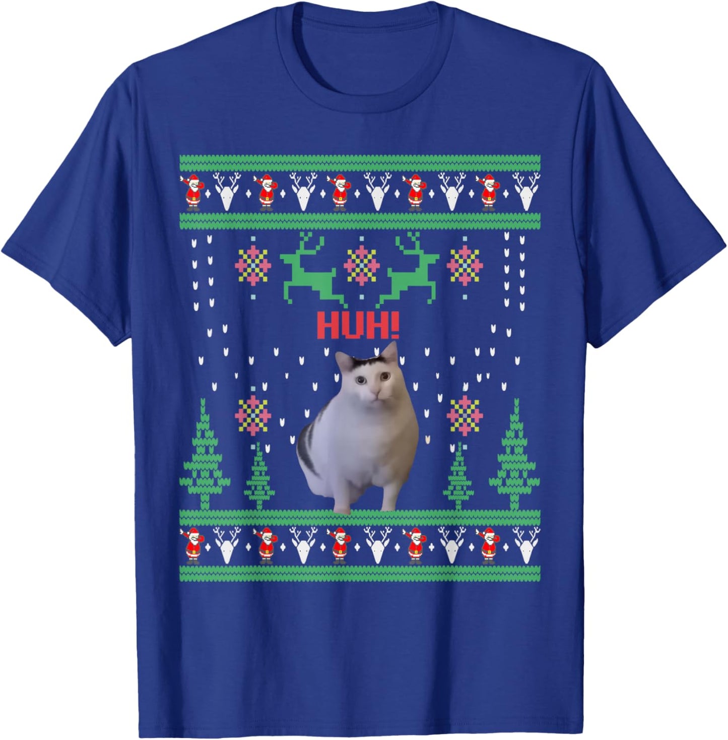 Huh! Cat Meme Popular Internet Meme Cats Family Matching T-Shirt - T-Shirt | Royal