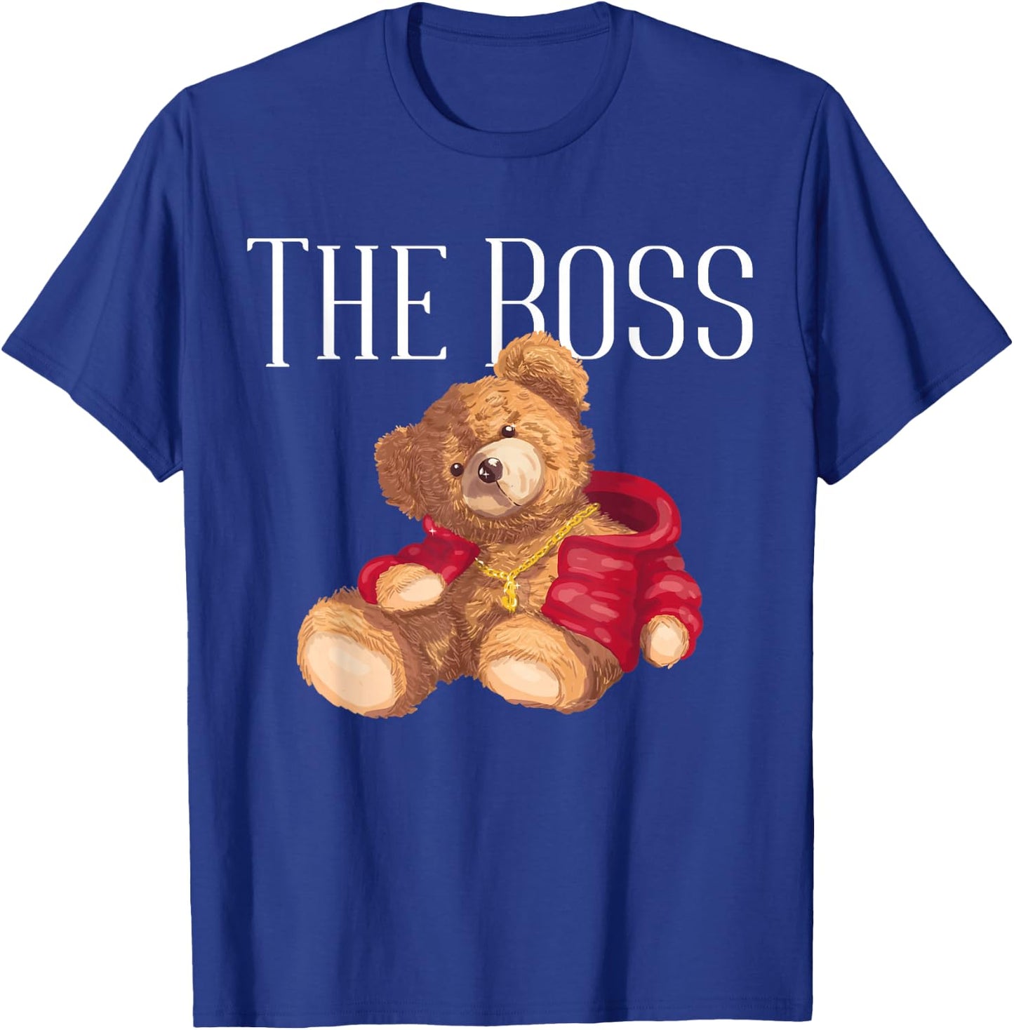 Cool Teddy Bear Dollar Sign Teddy Lover, The Boss, Bossy T-Shirt - T-Shirt | Royal