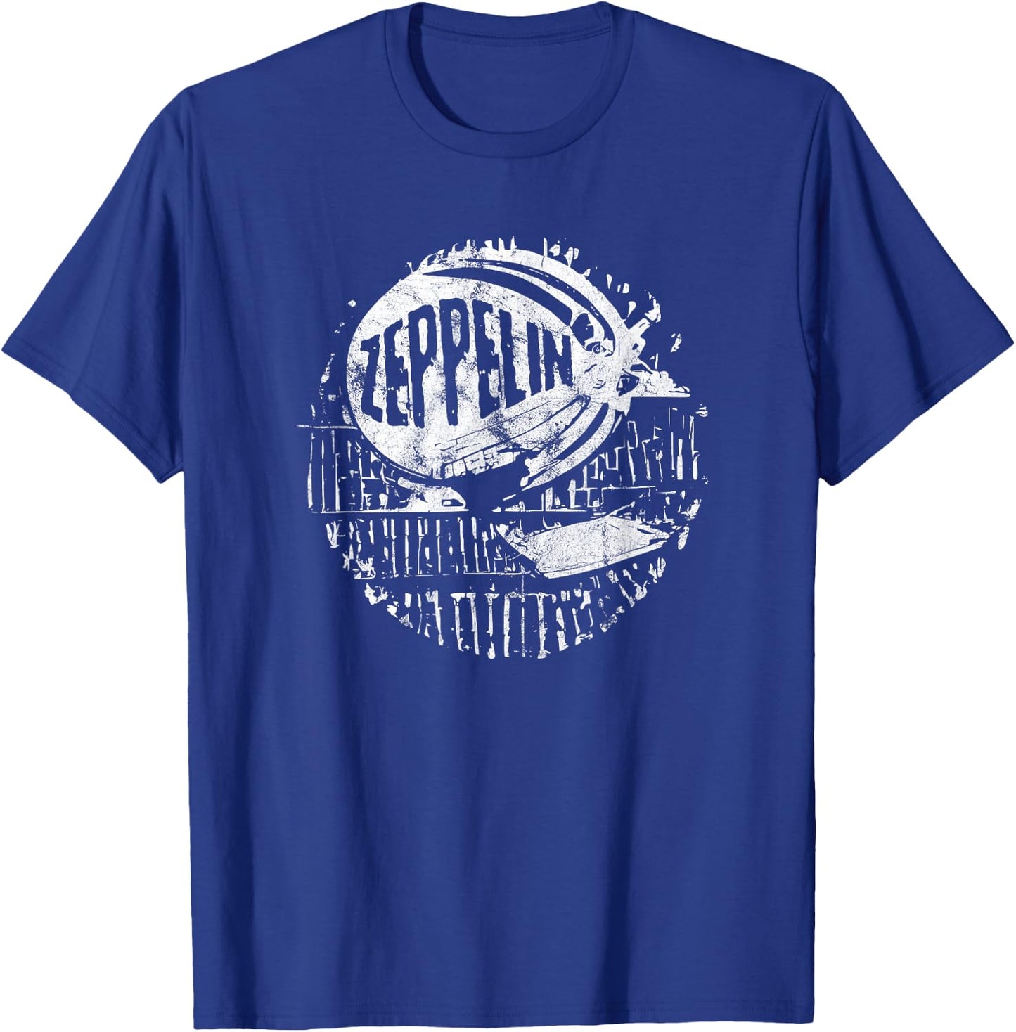Retro Vintage Zeppelin : Kids, Parents, Vintage Enthusiasts - - Short Sleeve - Black - Small T-Shirt - T-Shirt | Royal