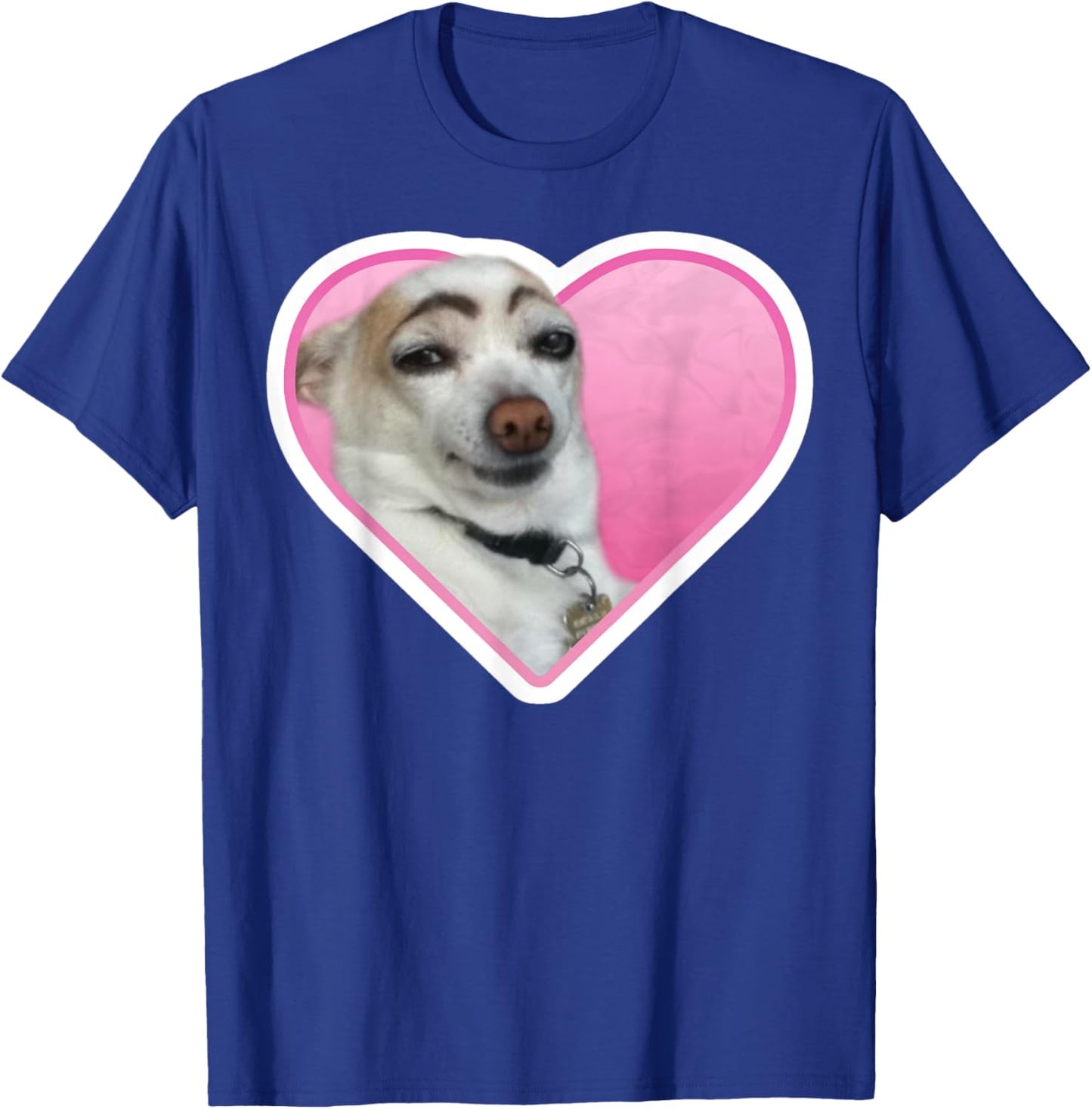 Eyebrow Doggo Meme Funny Internet Dog Women Kids T-Shirt - T-Shirt | Royal