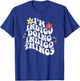 Retro Groovy Im Indigo Doing Indigo Things Funny Mothers Day T-Shirt - T-Shirt | Royal