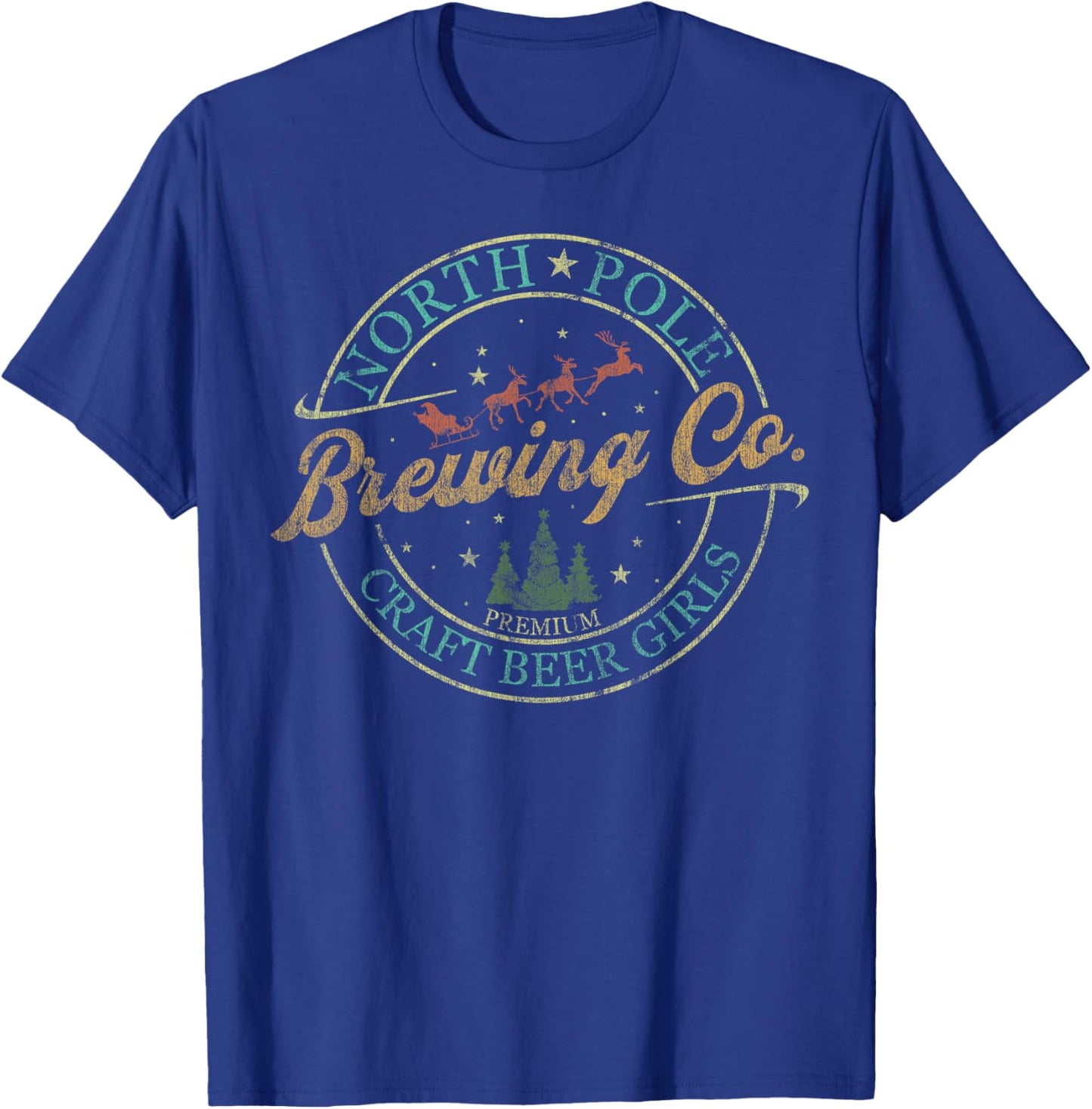 North Pole Brewing Co Craft Beer Girl T-Shirt - T-Shirt | Royal